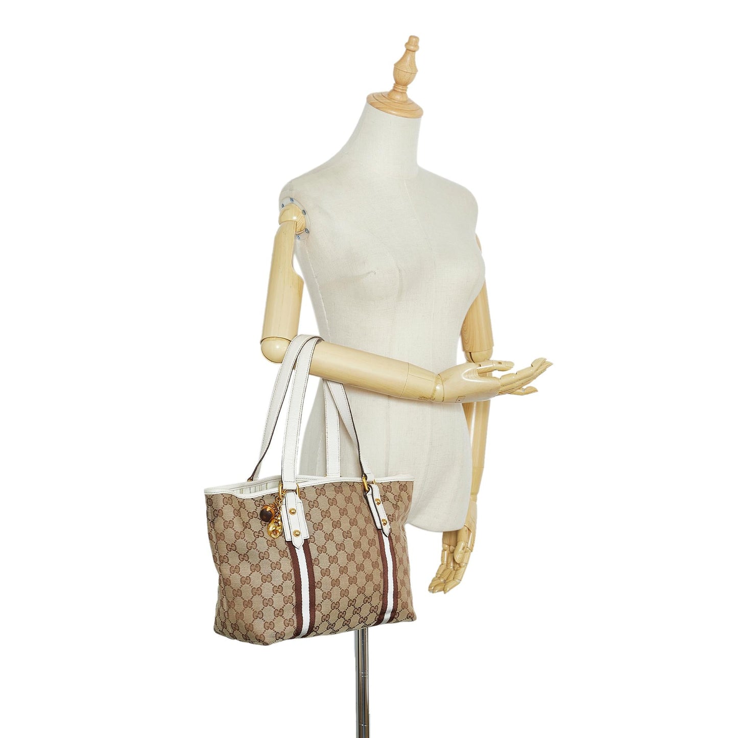 Gucci GG Canvas Jolicoeur Tote Bag (SHG-uCLiM4)