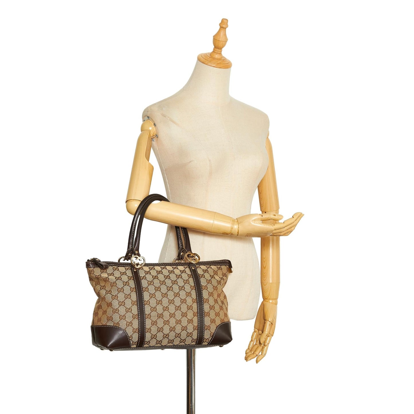 Gucci GG Canvas Lovely Tote Bag (SHG-AA236C)