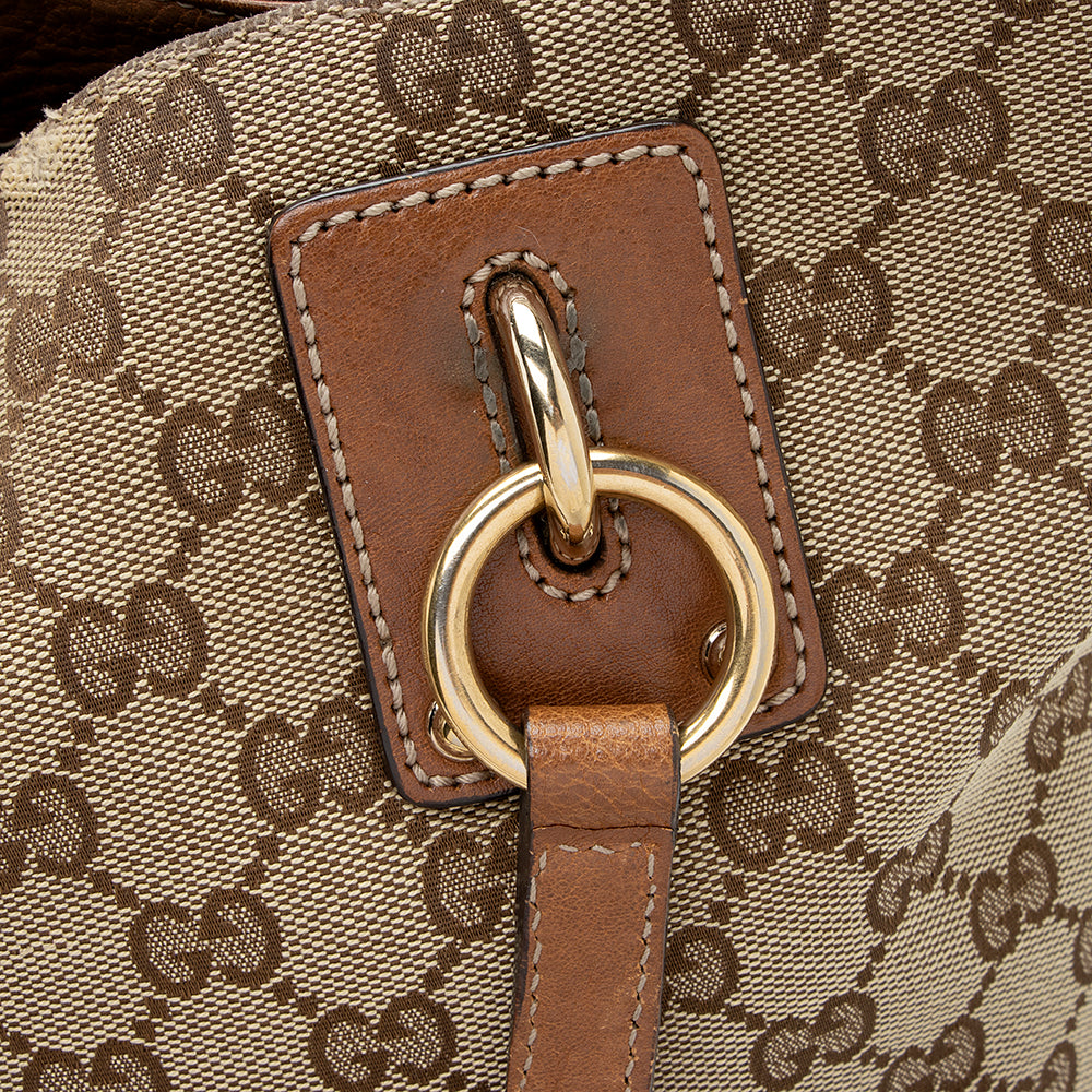 Gucci GG Canvas Medium Charm Tote - FINAL SALE