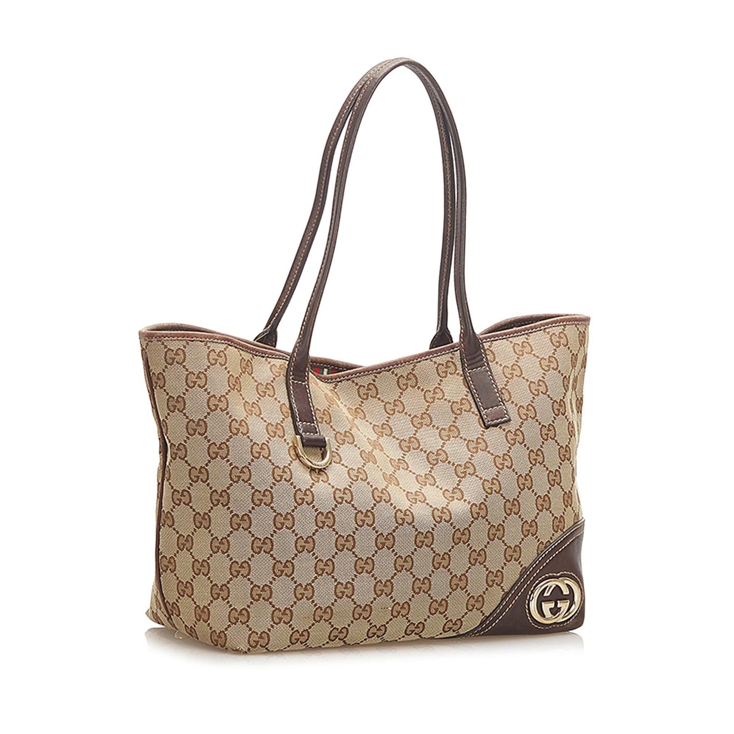 Gucci GG Canvas New Britt Tote Bag (SHG-18421)