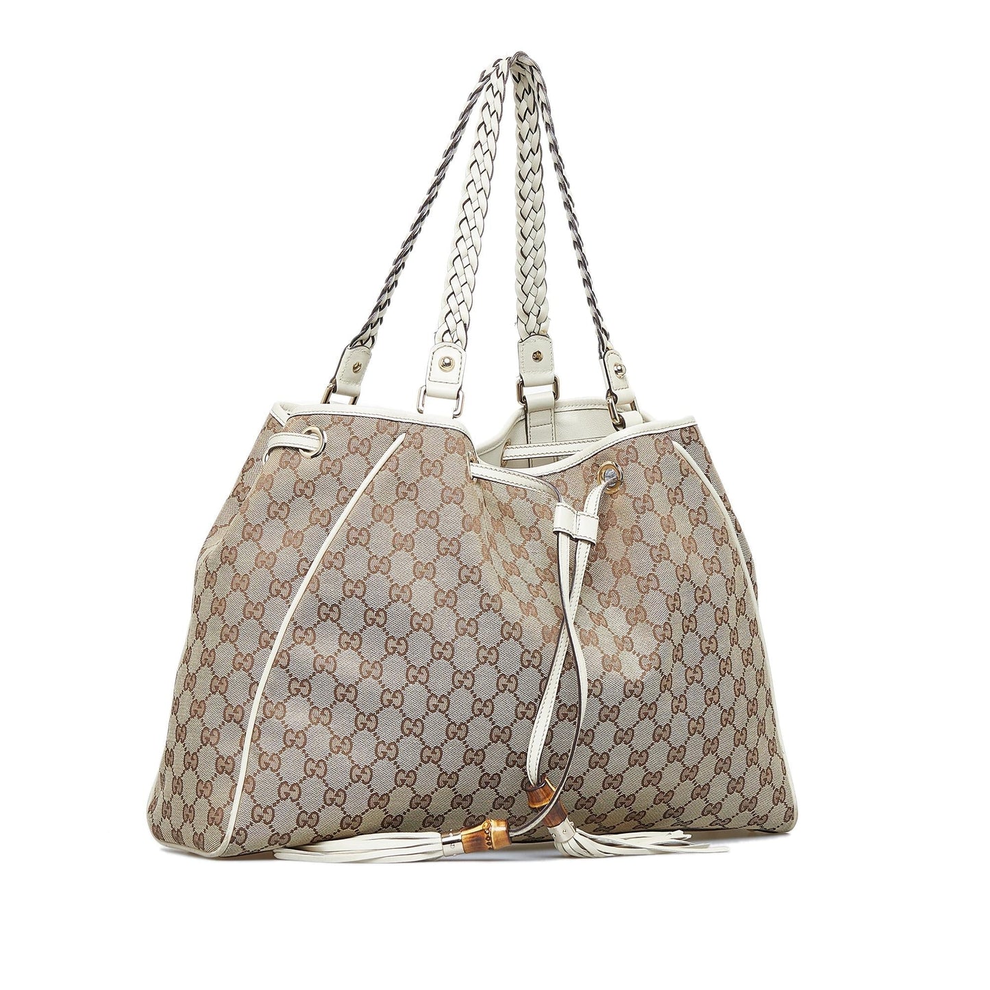 Gucci GG Canvas Peggy Tote (SHG-YDxBat)