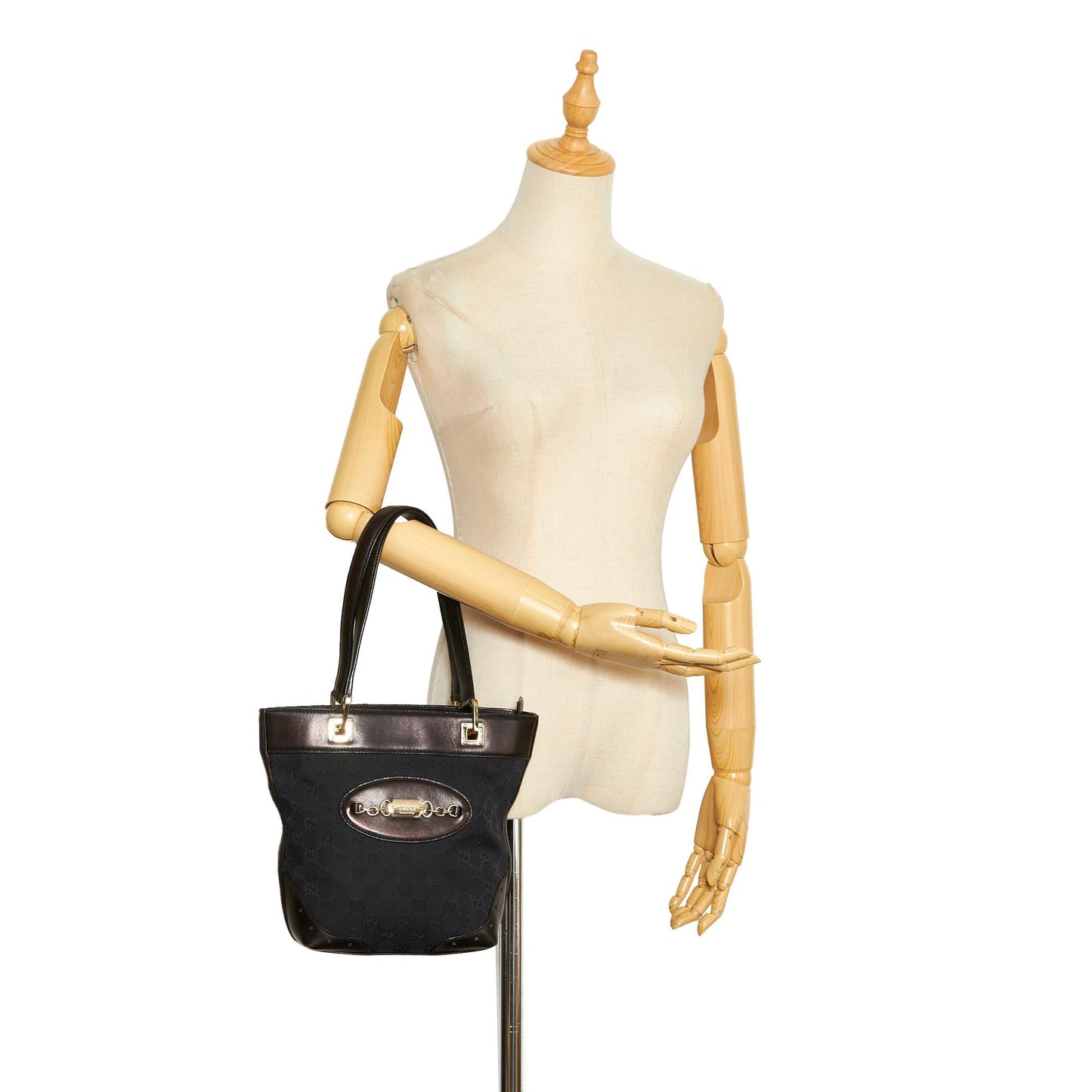 Gucci GG Canvas Punch Tote (SHG-HWN9UE)
