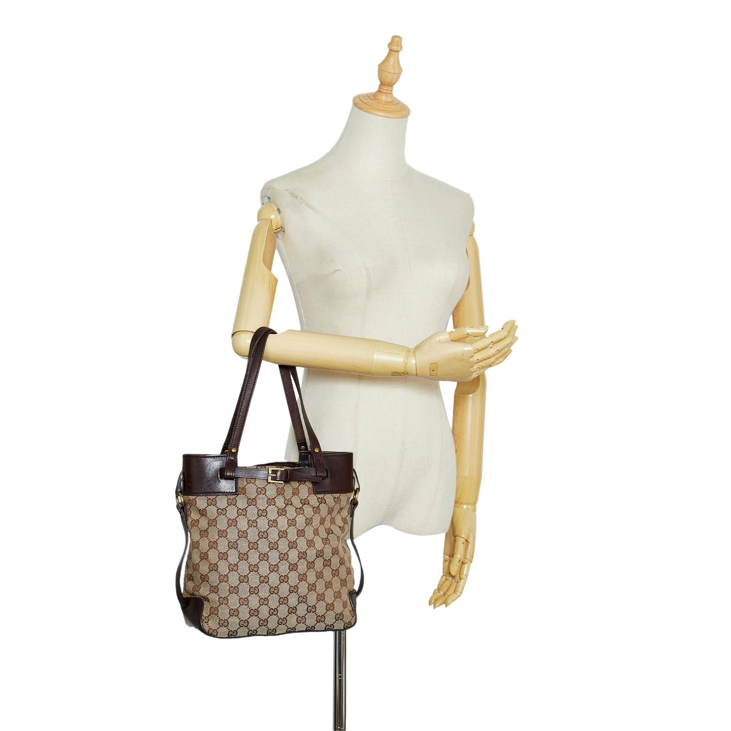 Gucci GG Canvas Tote (SHG-R0wmTt)