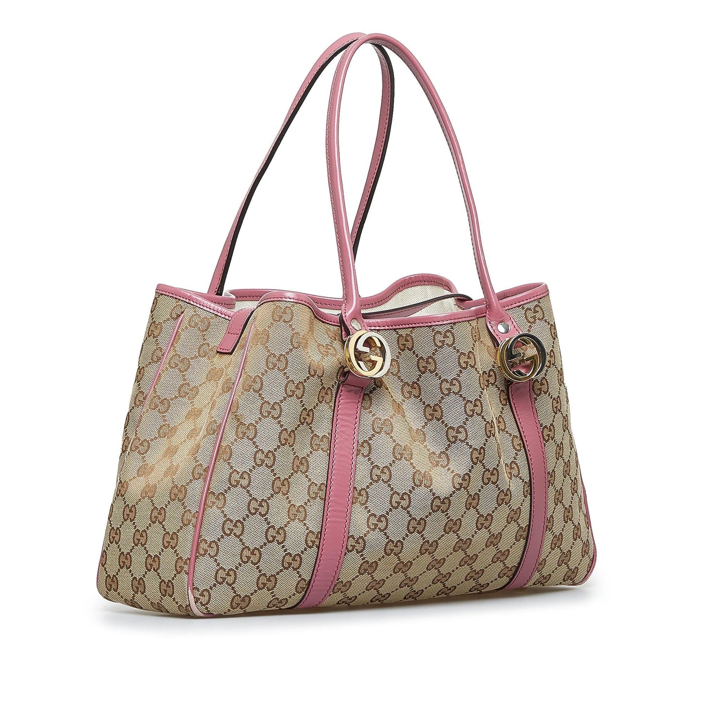 Gucci GG Canvas Twins Tote (SHG-IBz3MT)