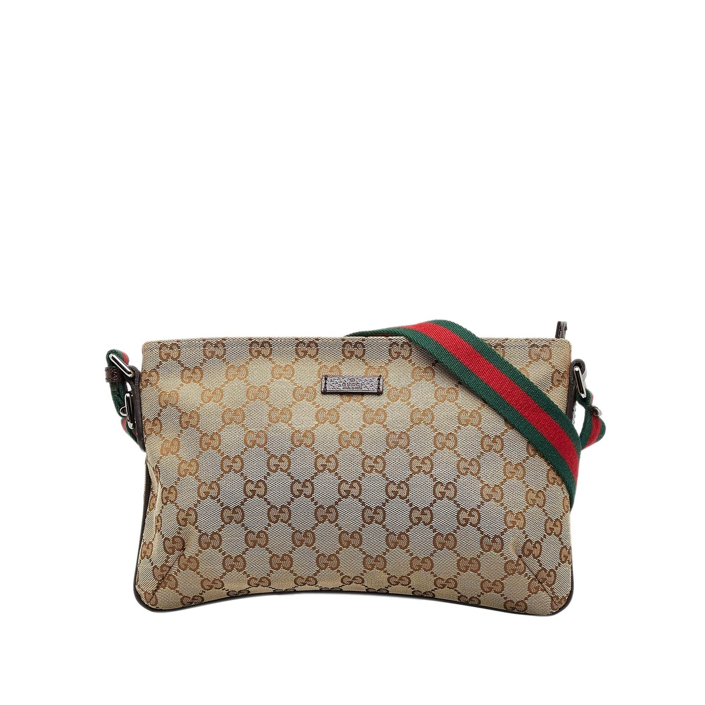 Gucci GG Canvas Web Crossbody (SHG-jpONI7)