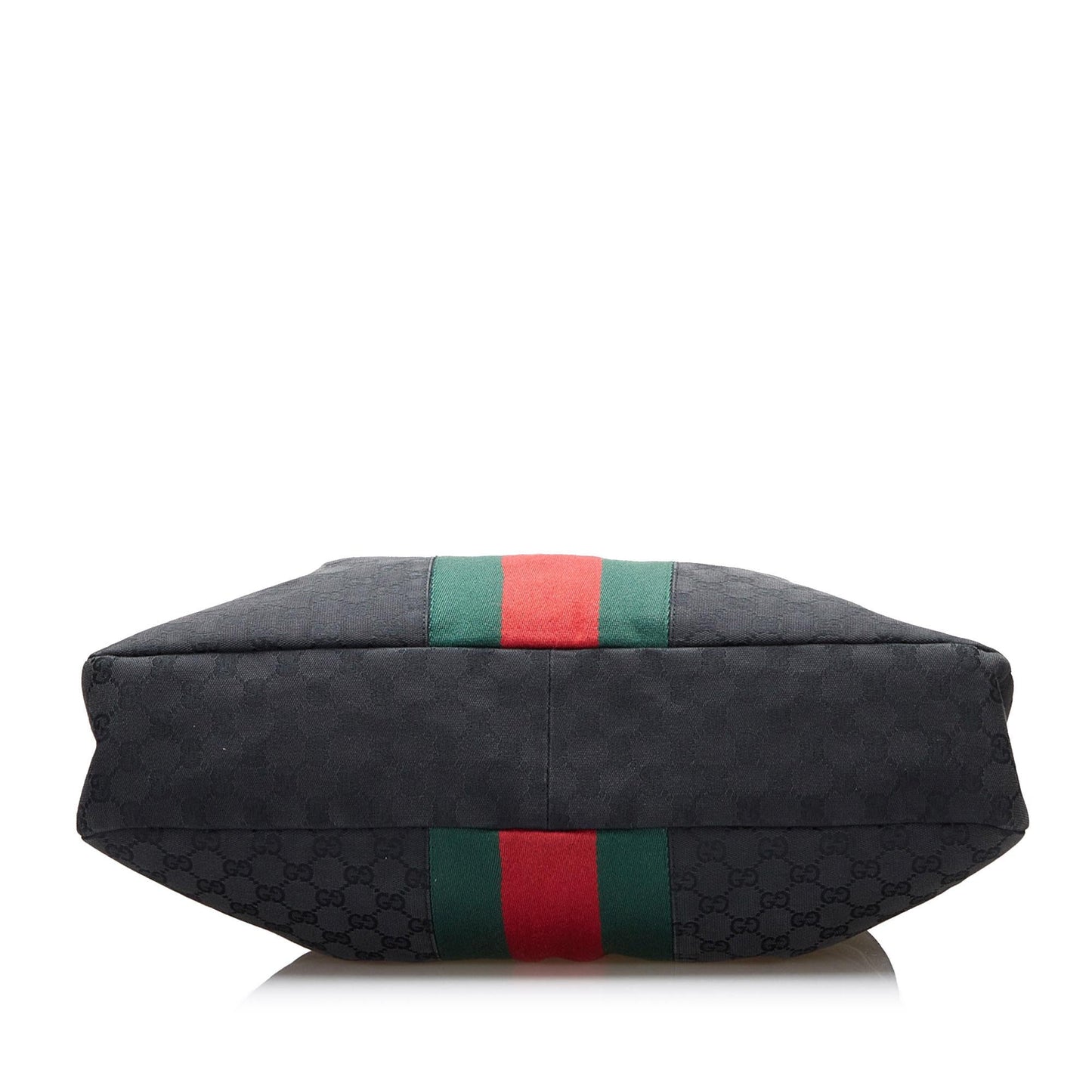 Gucci GG Canvas Web Metal Bamboo Tote (SHG-XlBfM7)