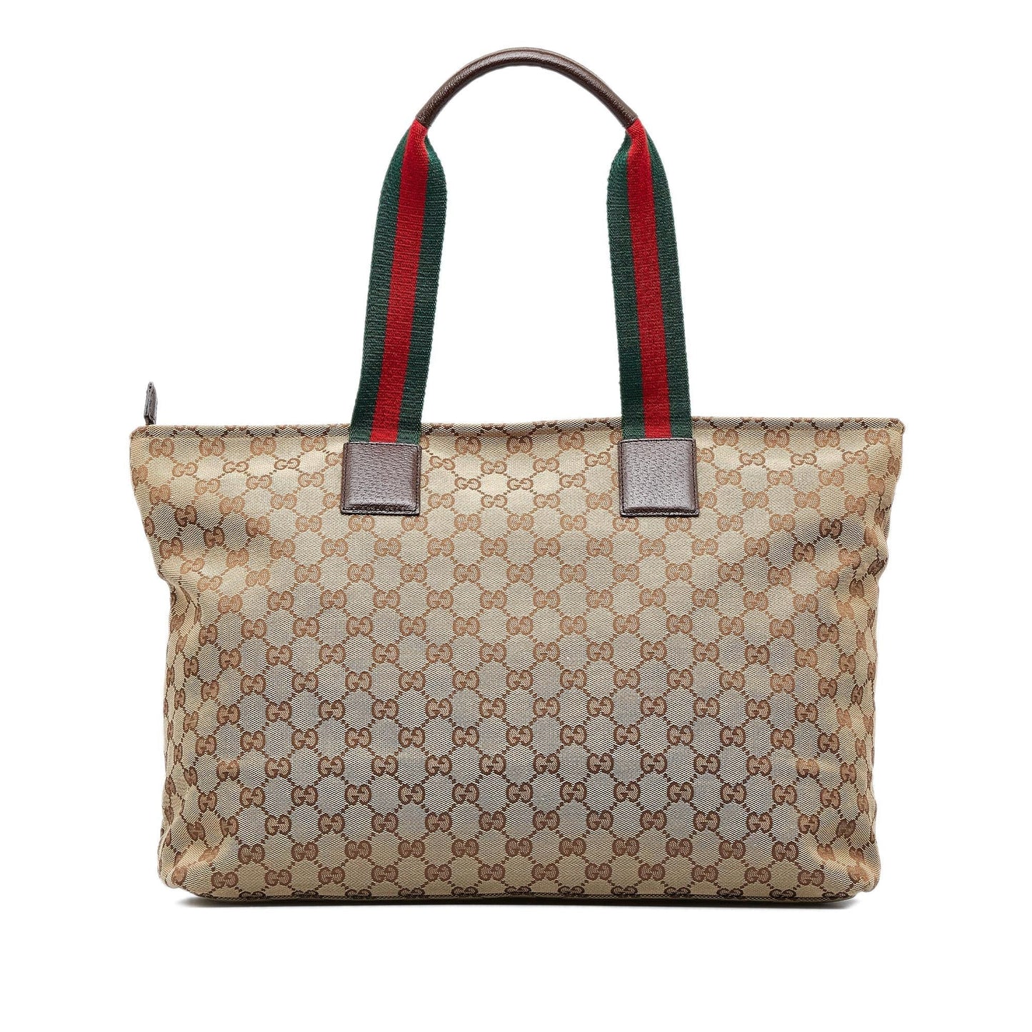 Gucci GG Canvas Web Tote Bag (SHG-n1Z3tx)