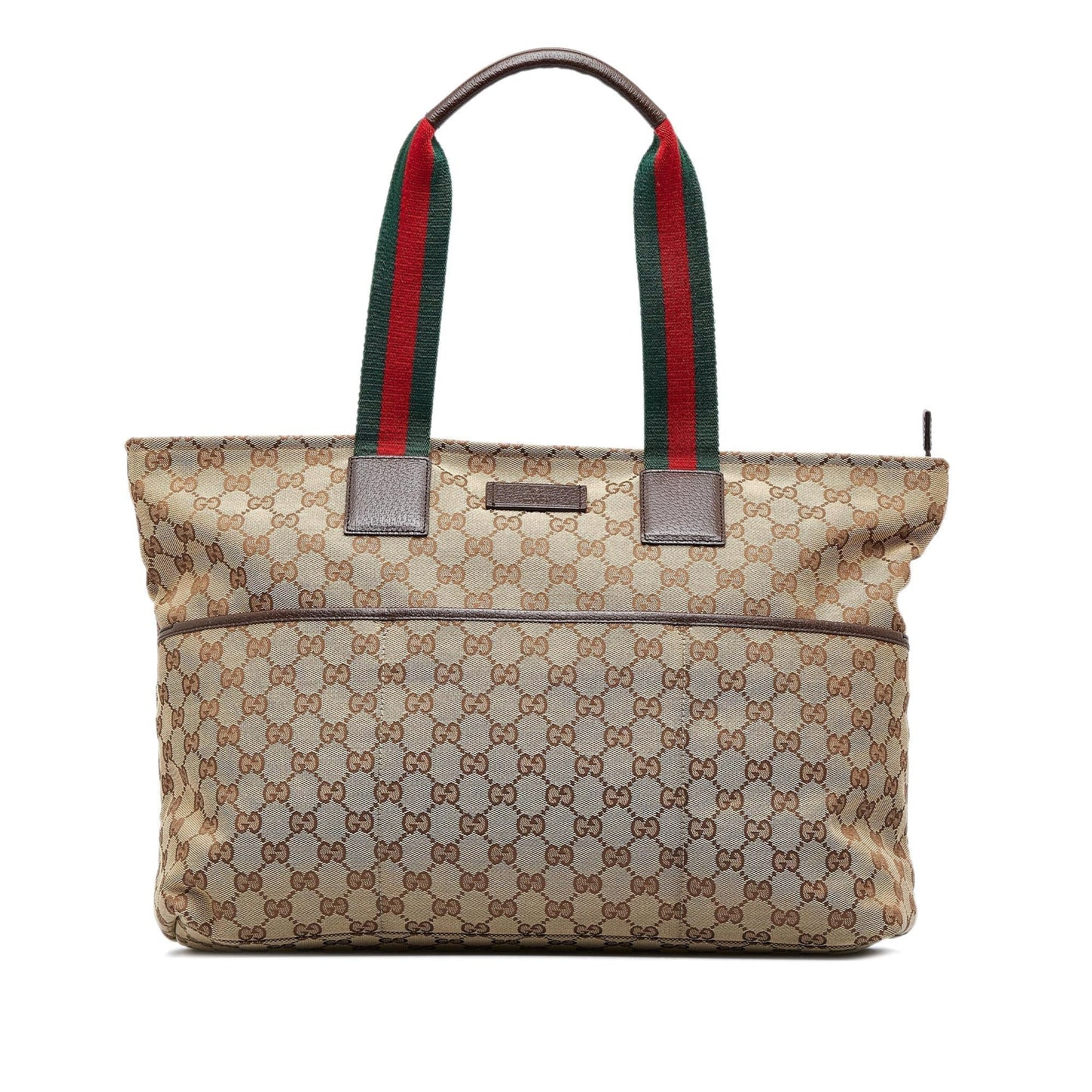 Gucci GG Canvas Web Tote Bag (SHG-n1Z3tx)