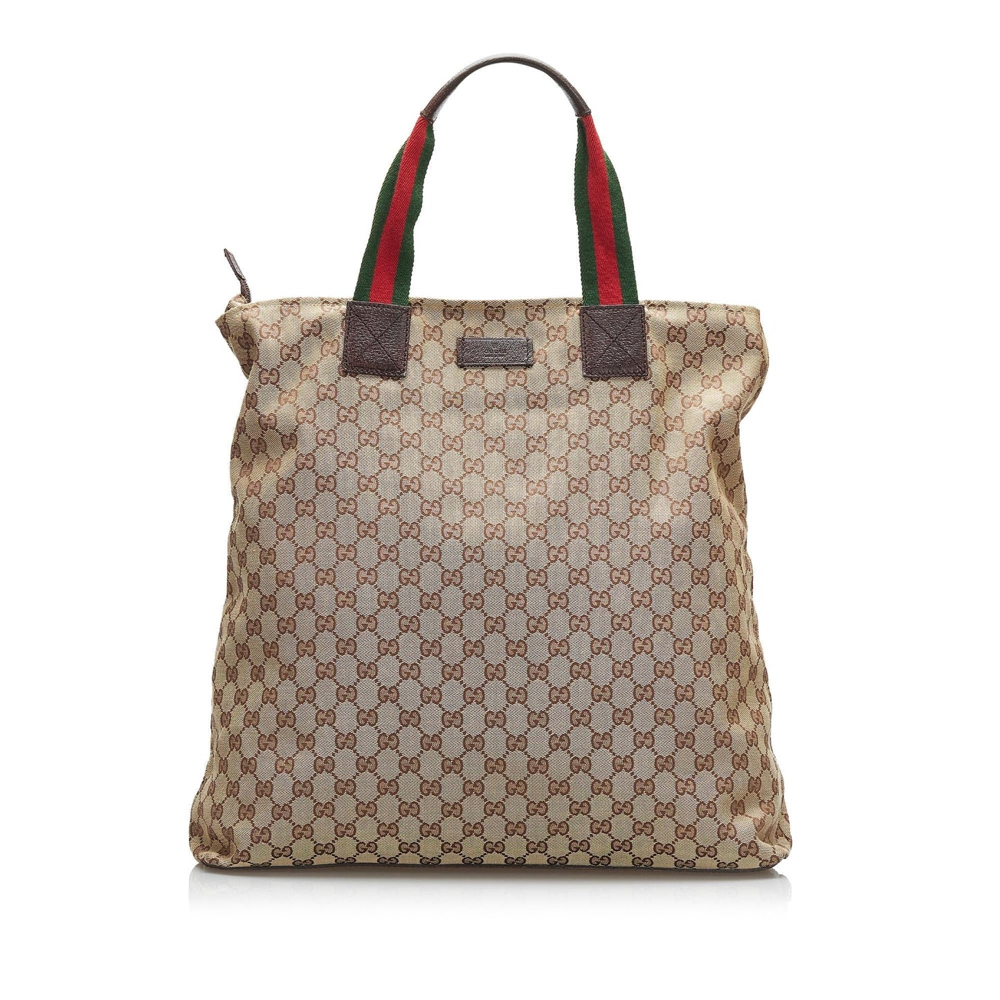 Gucci GG Canvas Web Tote (SHG-sVMmFu)