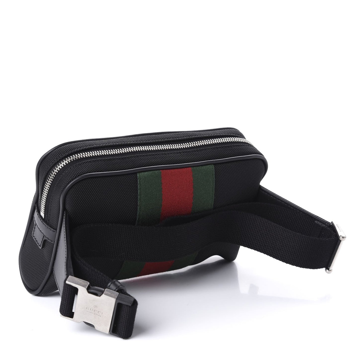 GUCCI GG WEB STRIPES CROSSBODY BELT BAG