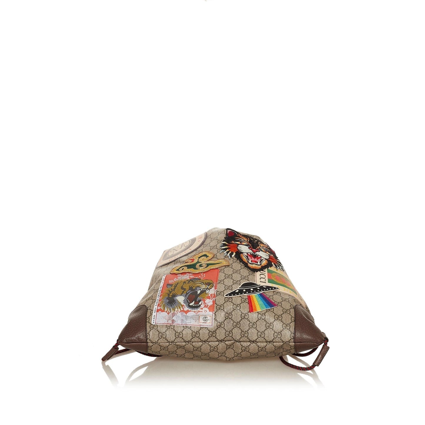 Gucci GG Supreme Courrier Drawstring Backpack