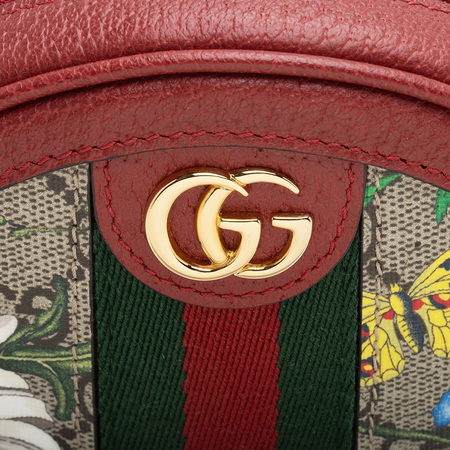 Gucci GG Supreme Flora Round Mini Backpack