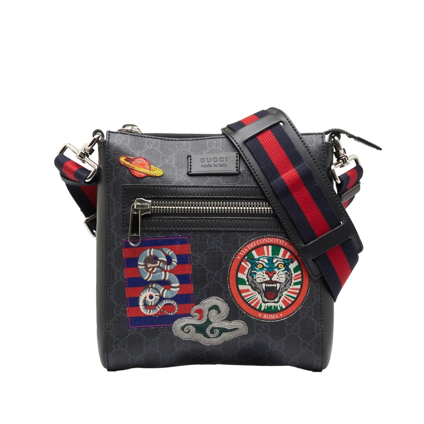 Gucci GG Supreme Night Courrier Crossbody (SHG-Qf1wvD)