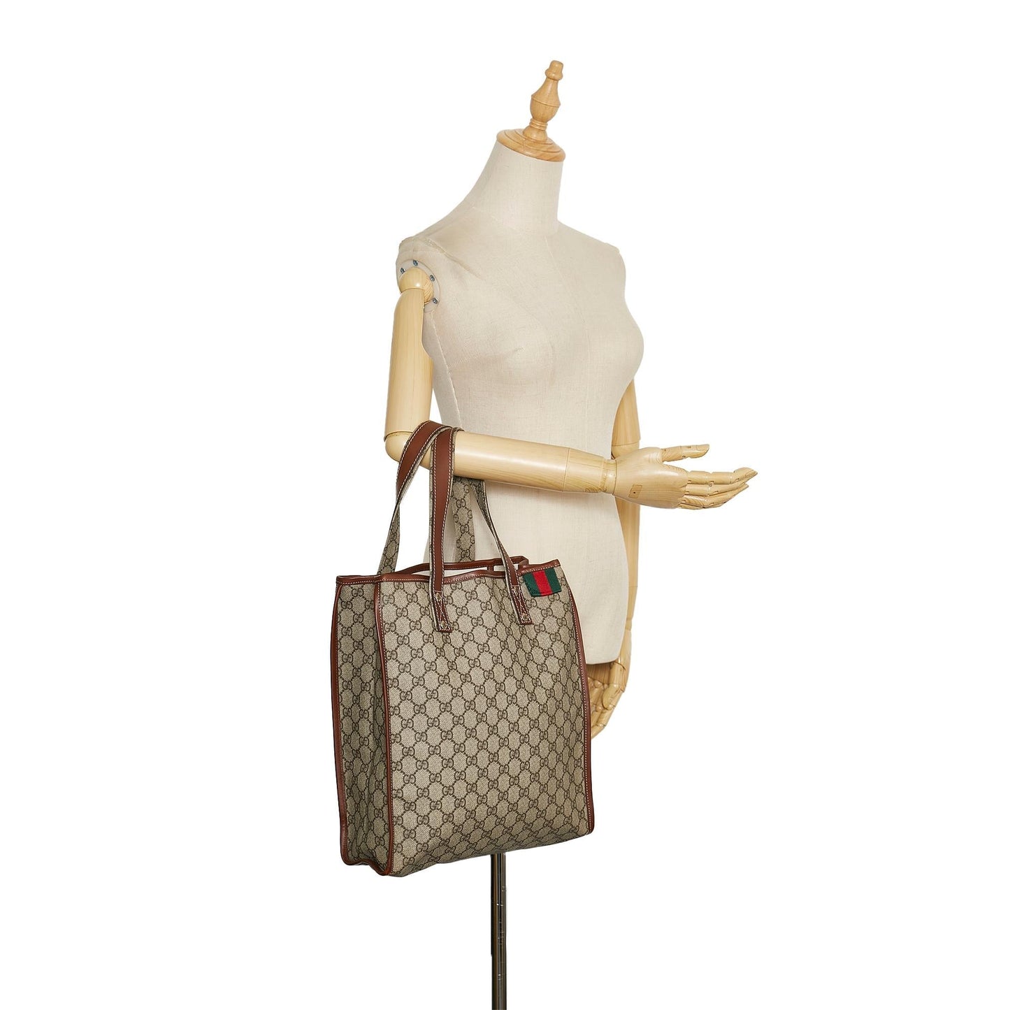Gucci GG Supreme Web Loop Tote