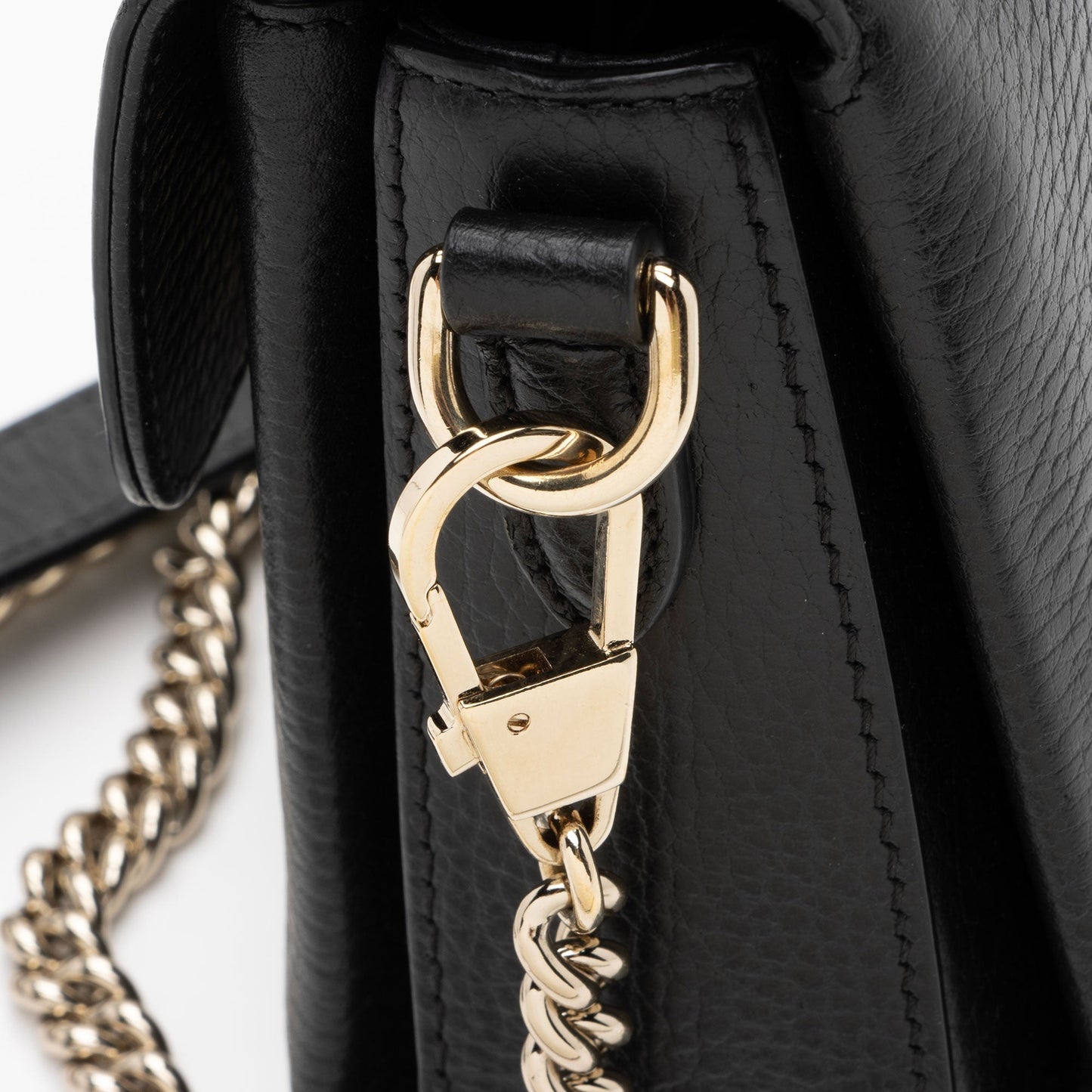 Gucci Grained Calfskin Interlocking G Small Crossbody Bag (SHF-lys74k)