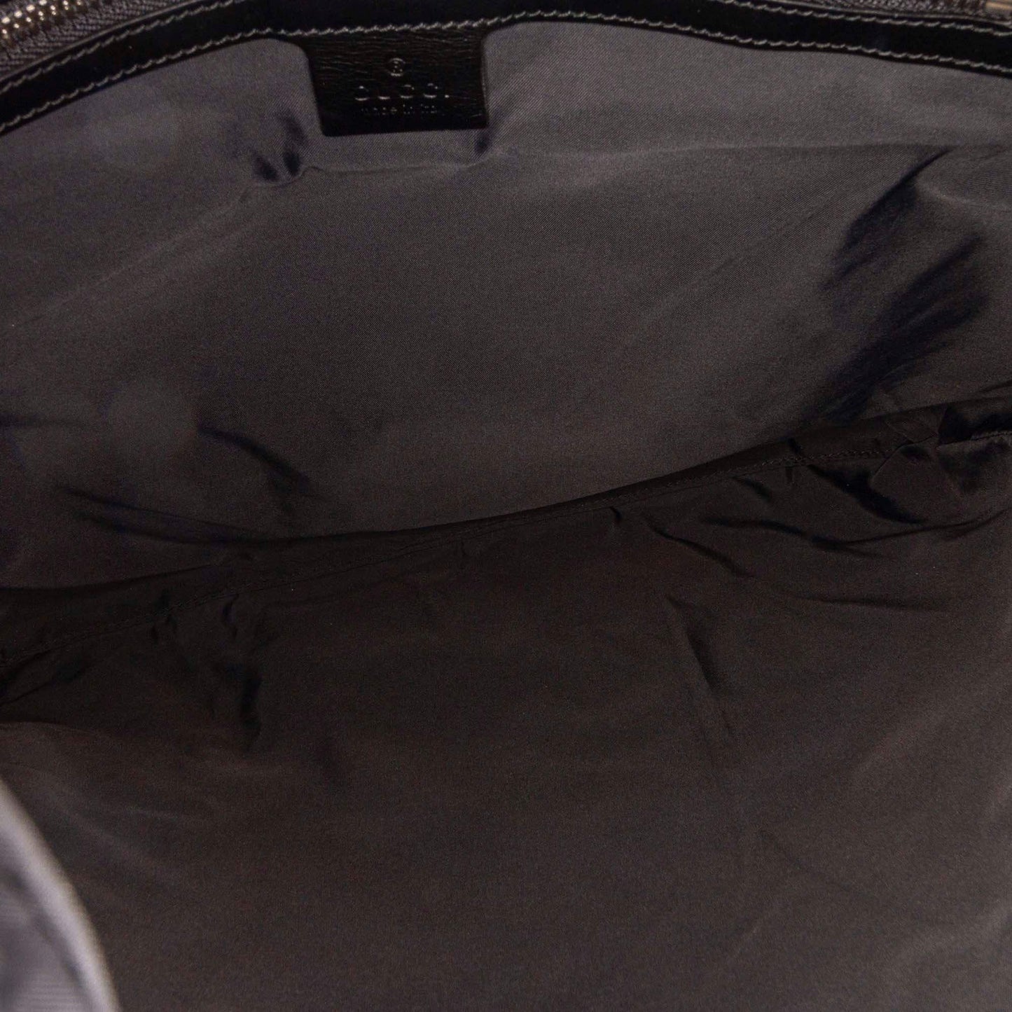 Gucci Gucci Ghost Drawstring Leather Backpack