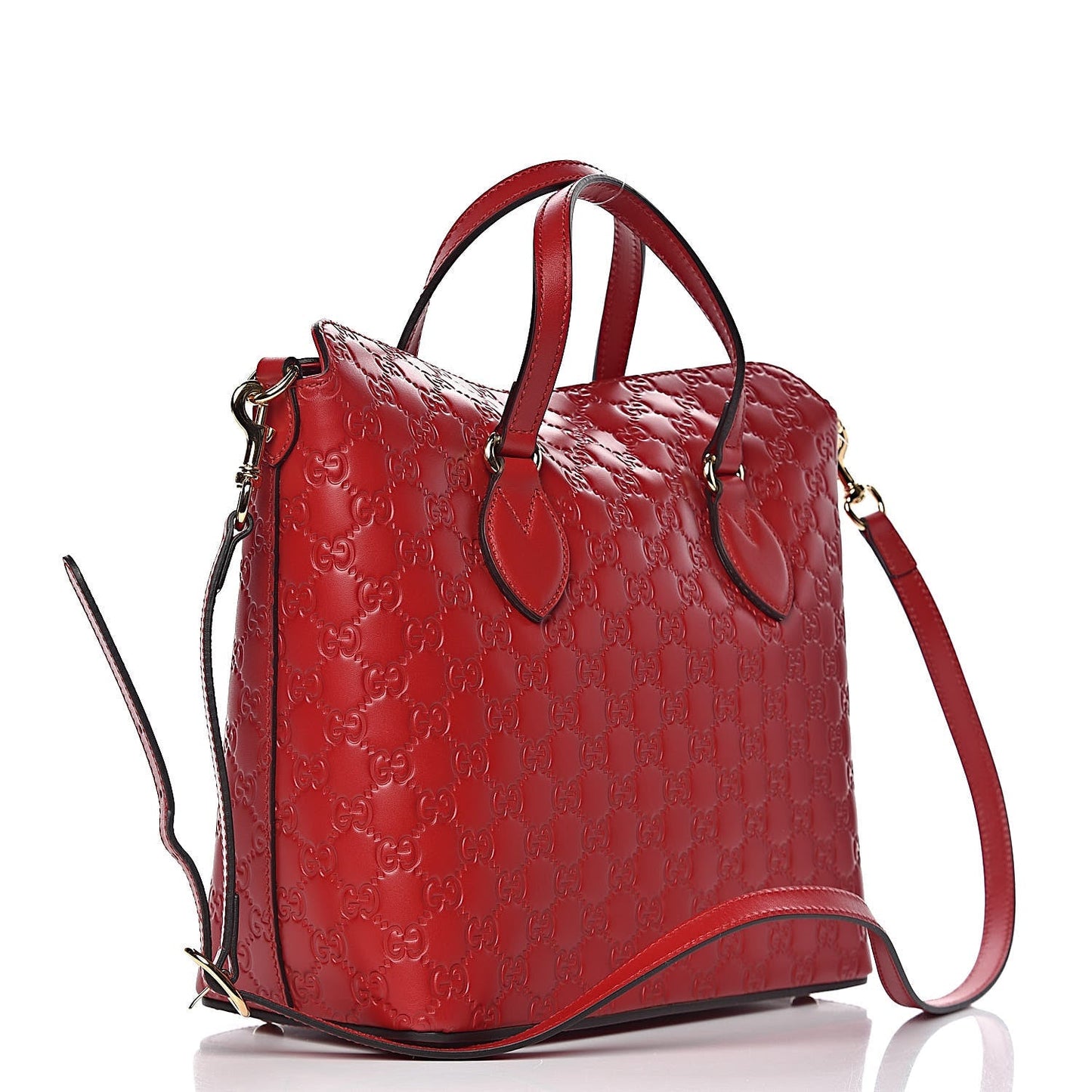 GUCCI GUCCISSIMA LINEA A FOLDOVER TOTE BAG