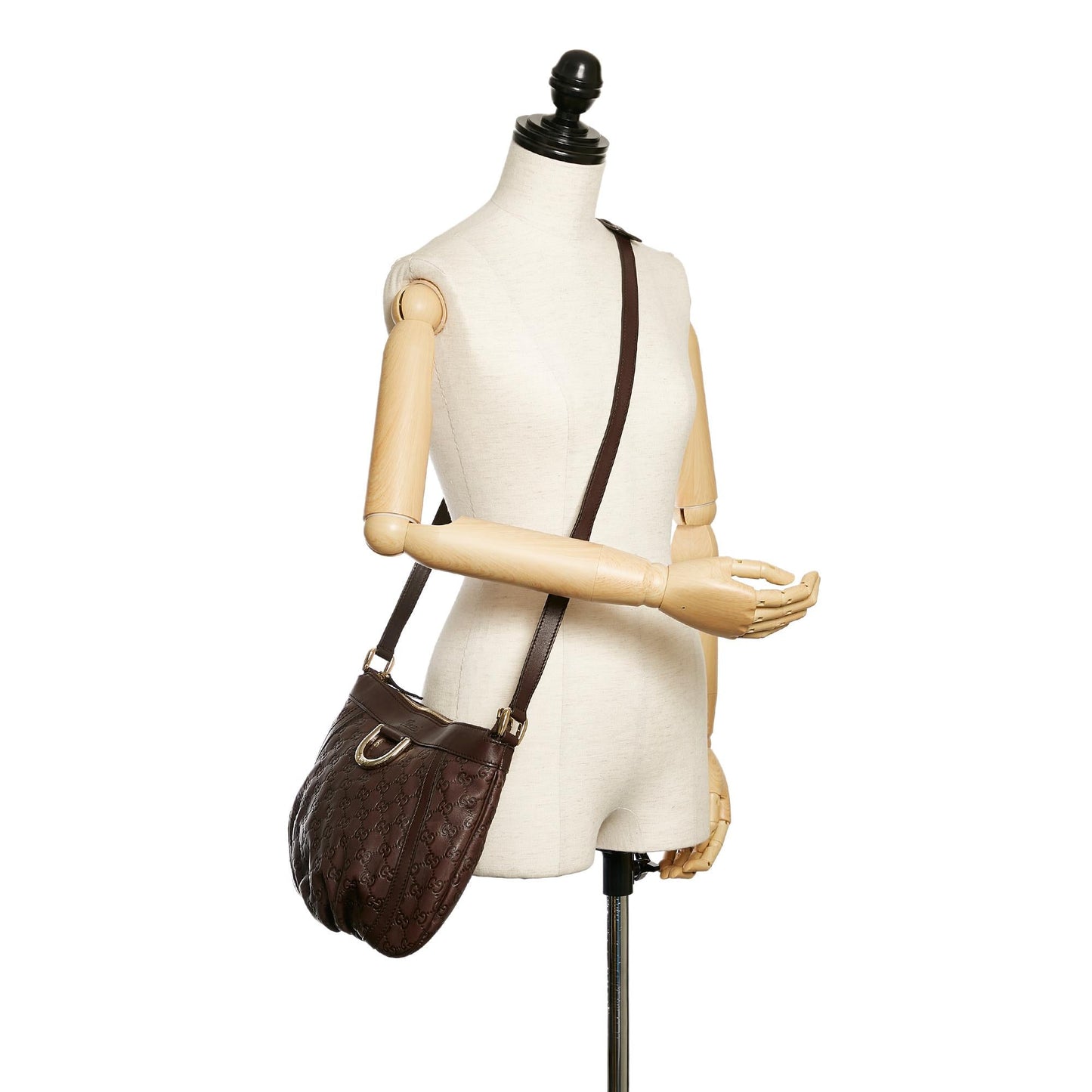 Gucci Guccissima Abbey D-Ring Crossbody Bag