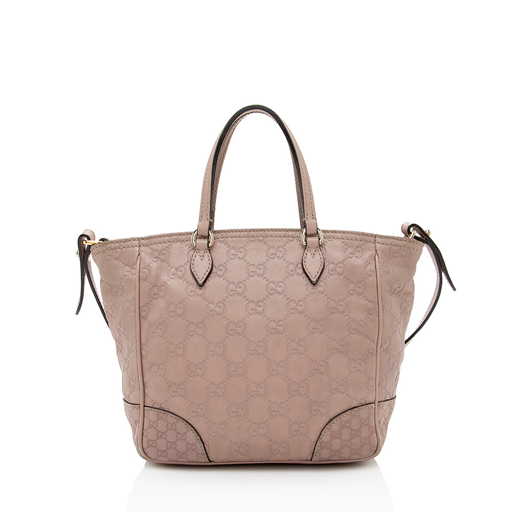 Gucci Guccissima Leather Bree Mini Tote
