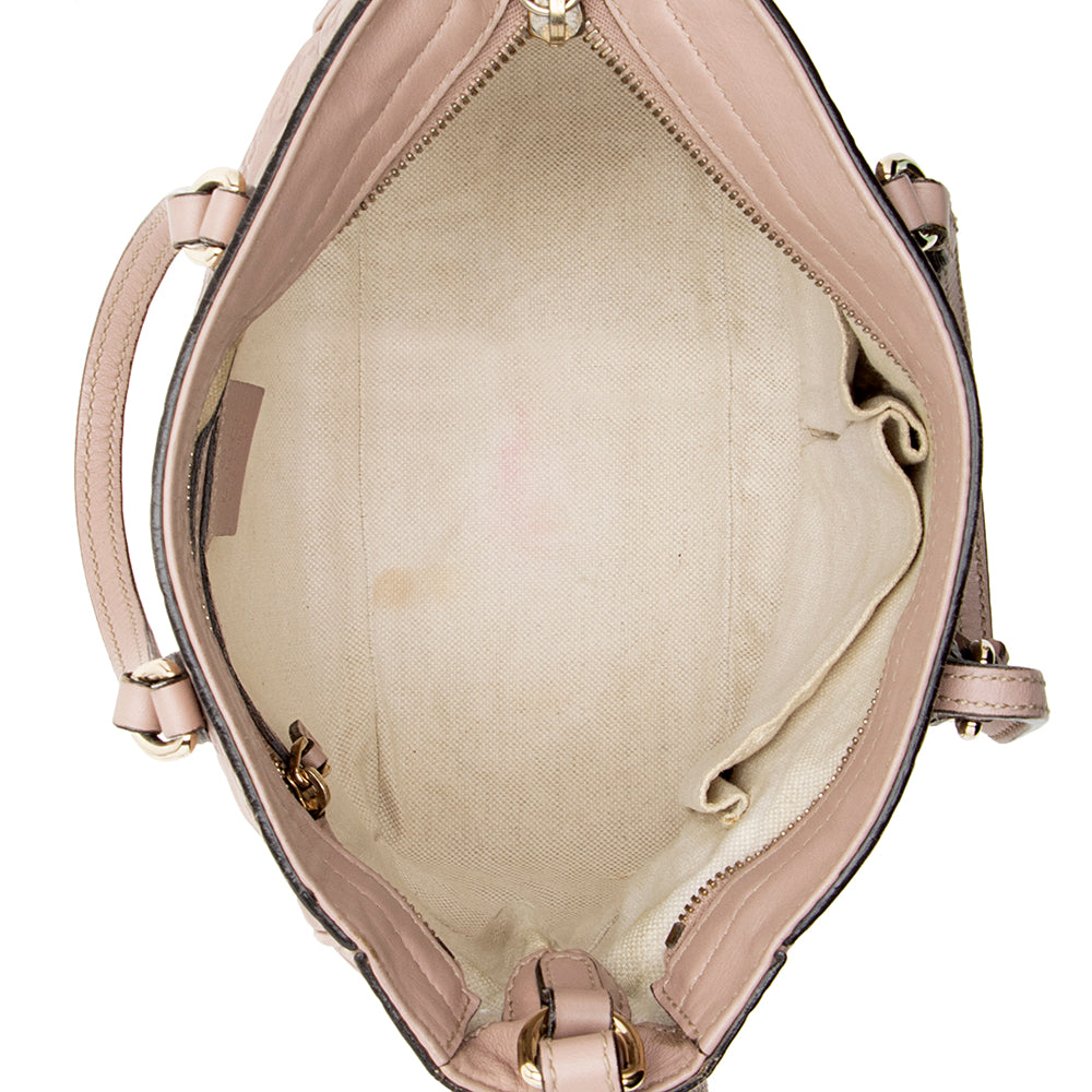 Gucci Guccissima Leather Bree Mini Tote