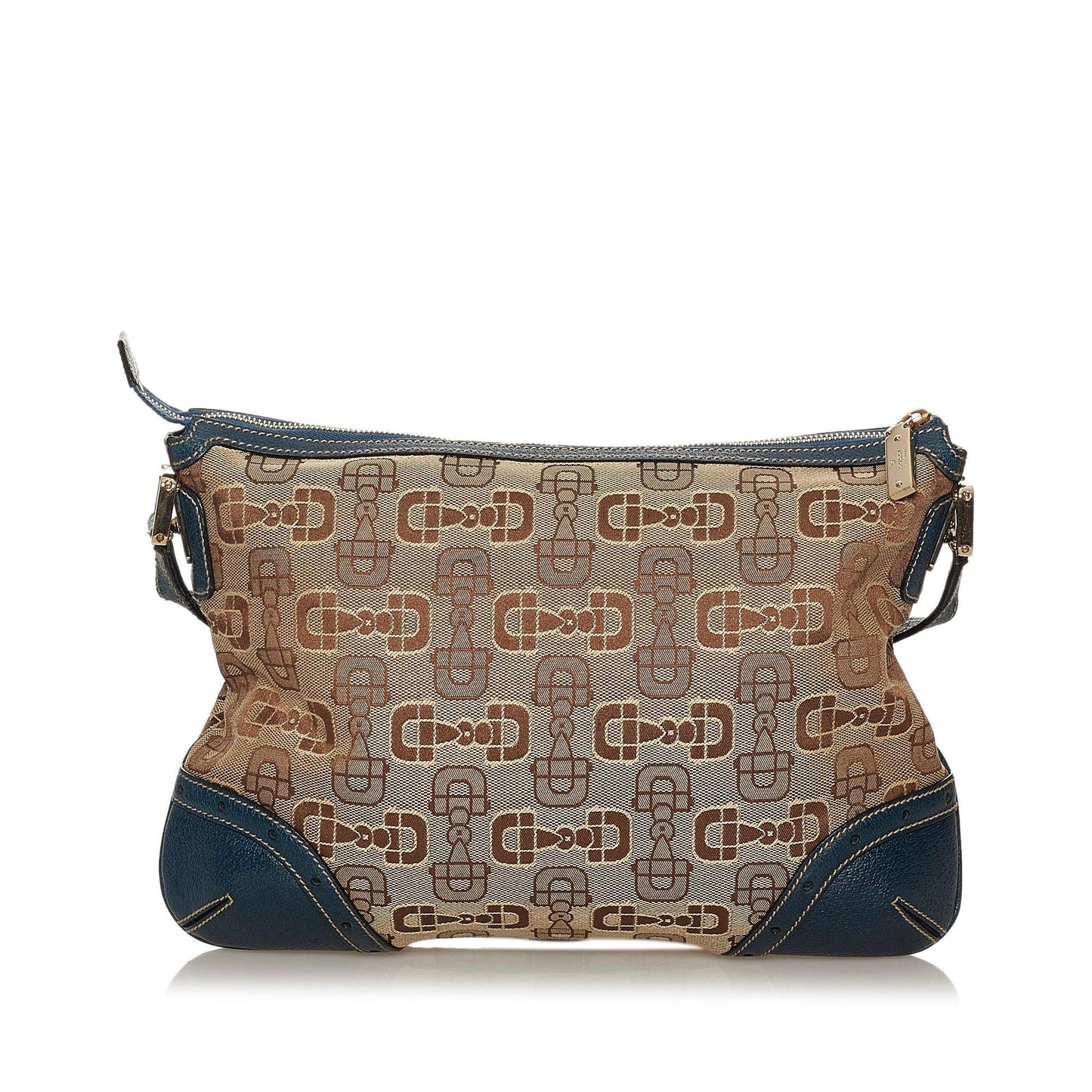 Gucci Horsebit Canvas Crossbody Bag