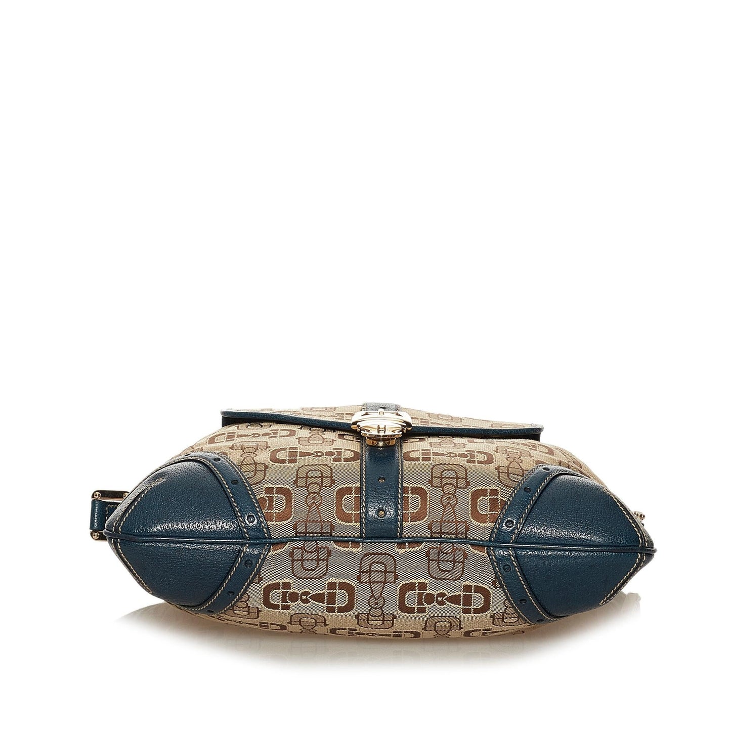 Gucci Horsebit Canvas Crossbody Bag