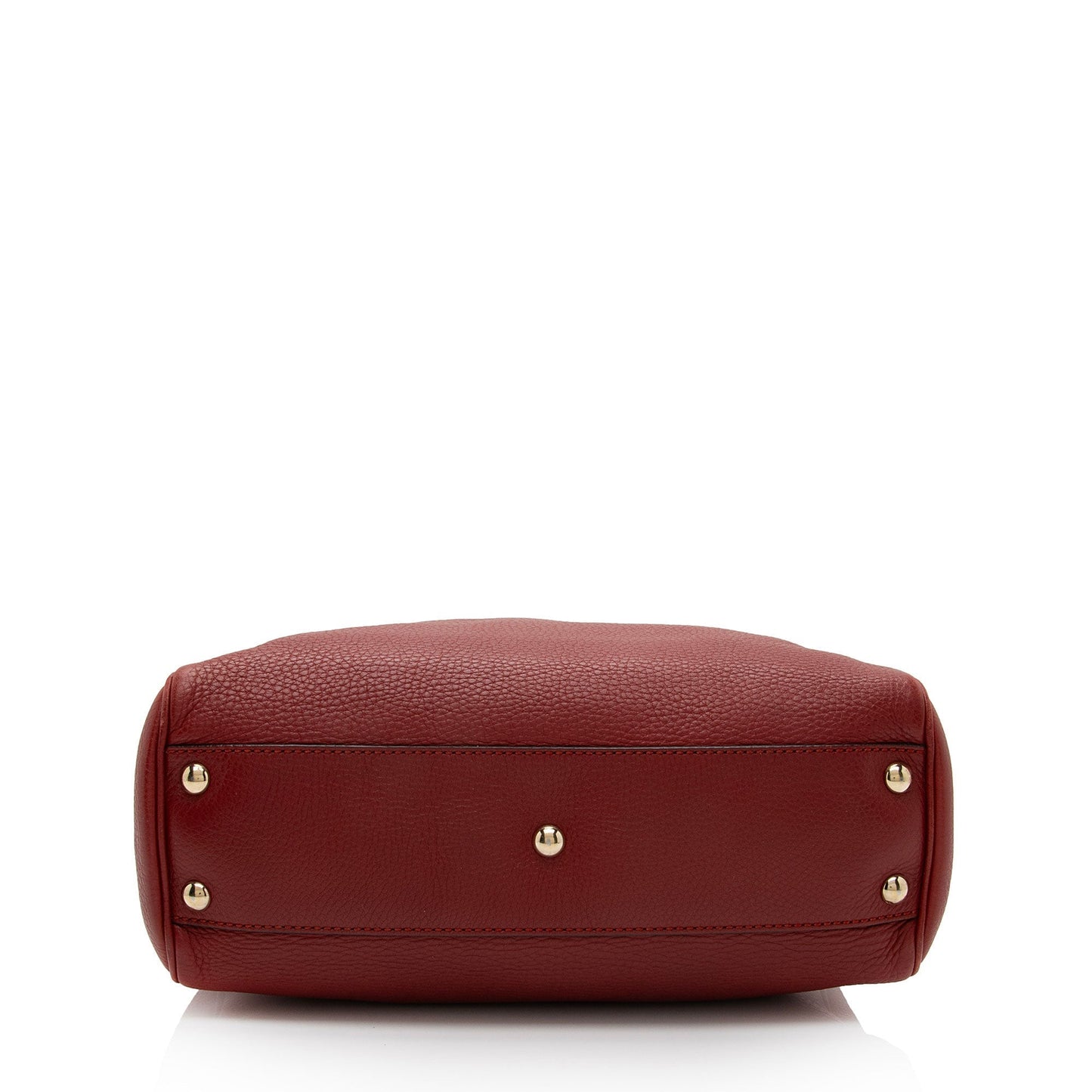 Gucci Metallic Leather Bamboo Mini Shopper Tote (SHF-Vl4q6H)
