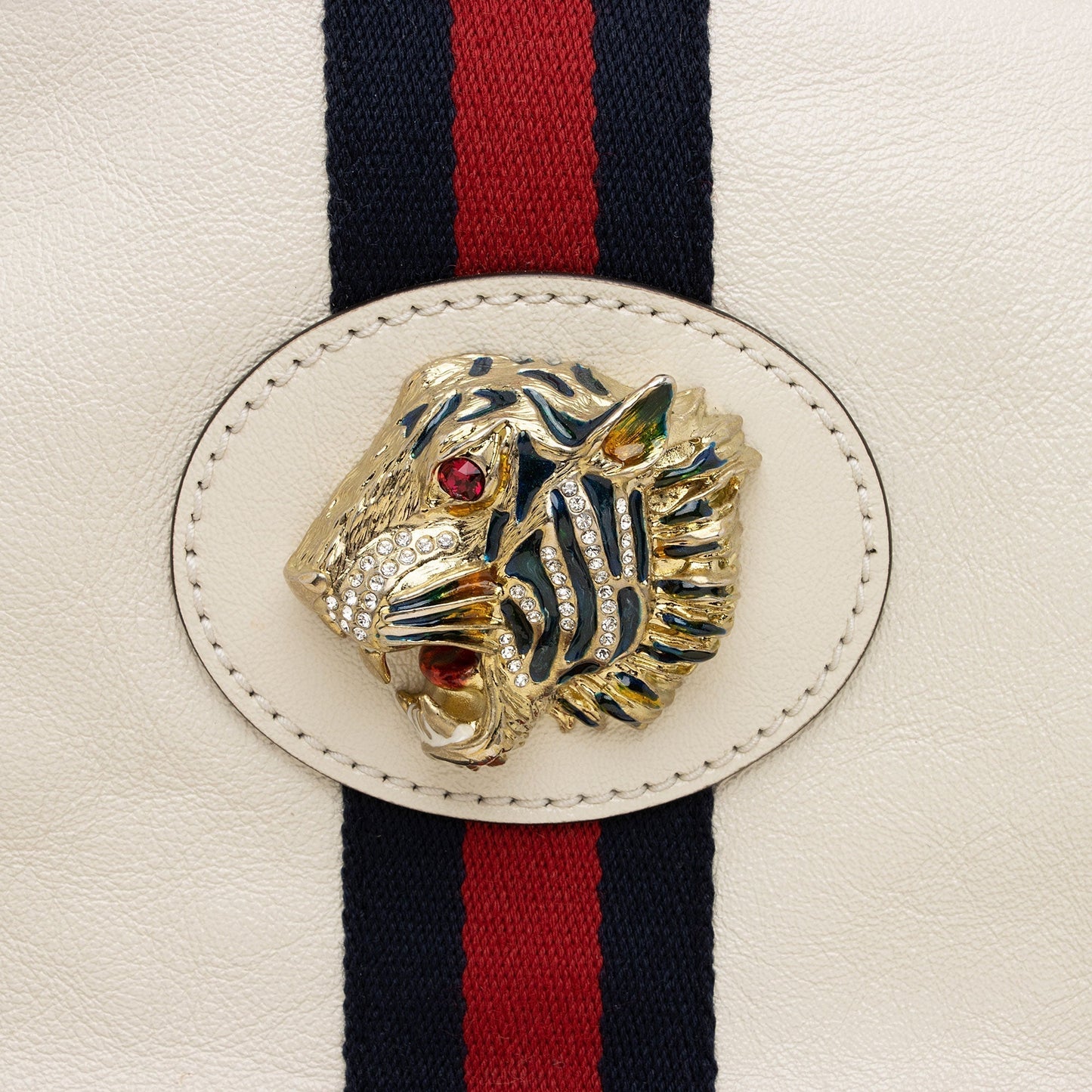 Gucci Leather Rajah Large Tote (SHF-cFWNwM)