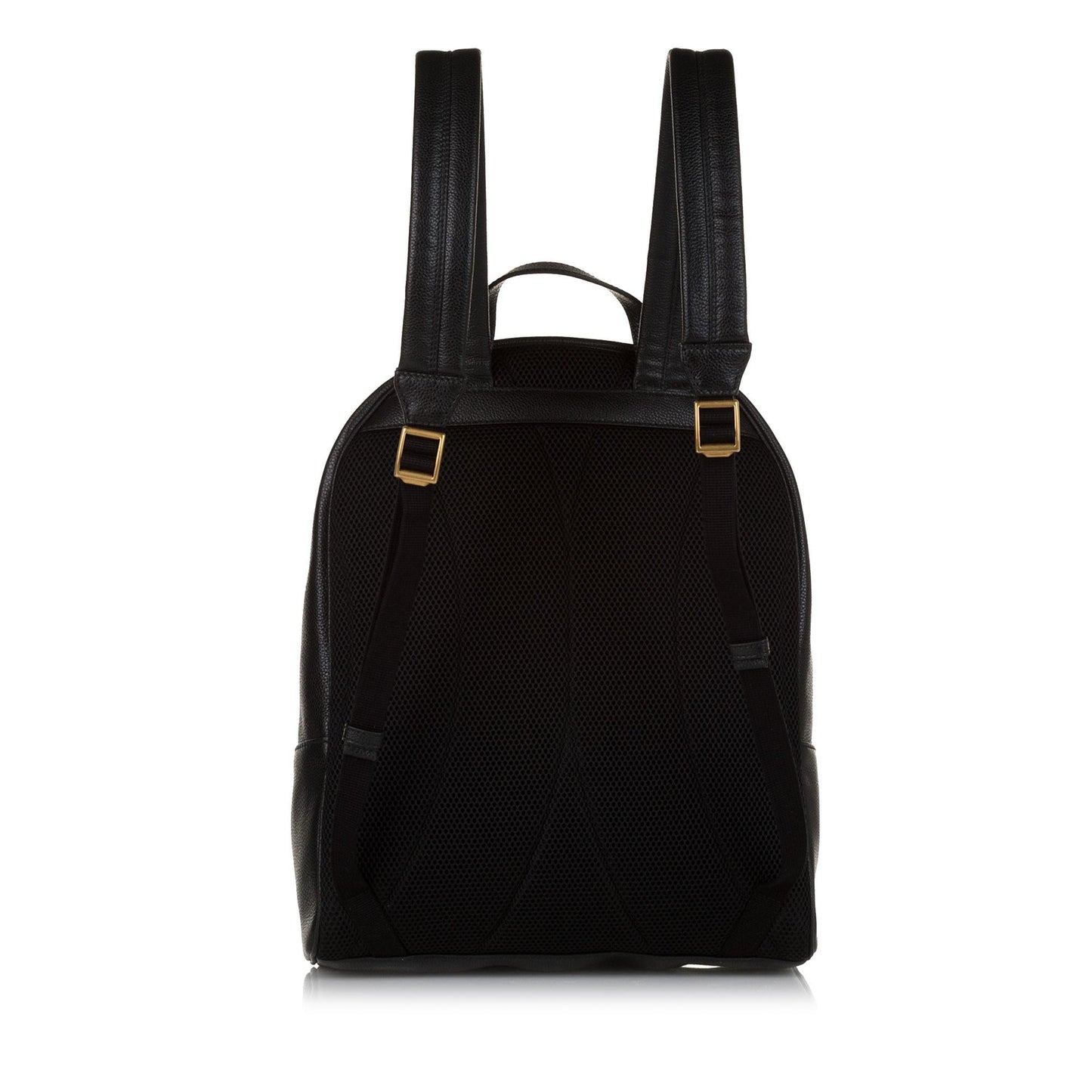 Gucci Logo Leather Leather Backpack