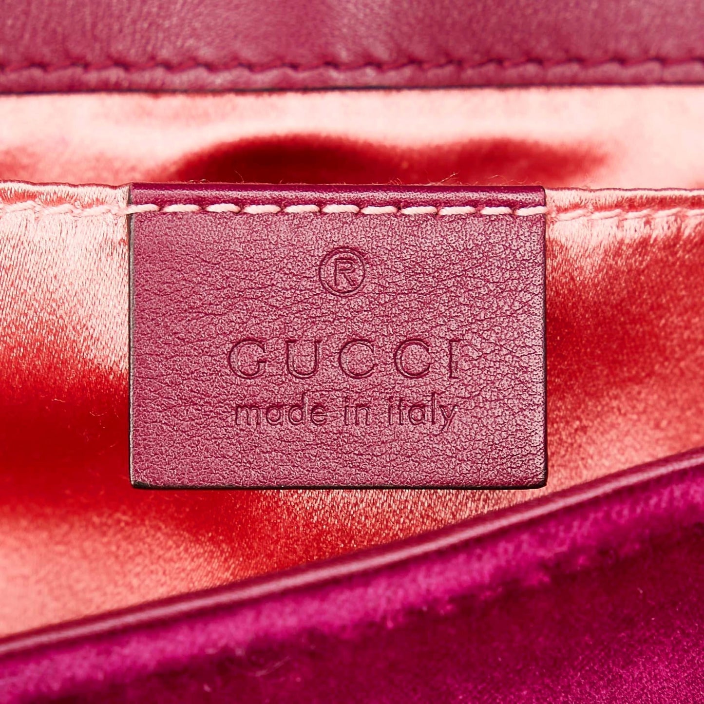 Gucci Mini GG Marmont Matelasse Velvet Crossbody Bag