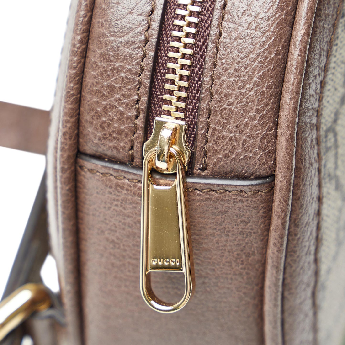 Gucci Mini GG Supreme Round Ophidia Backpack (SHG-XFDfZG)