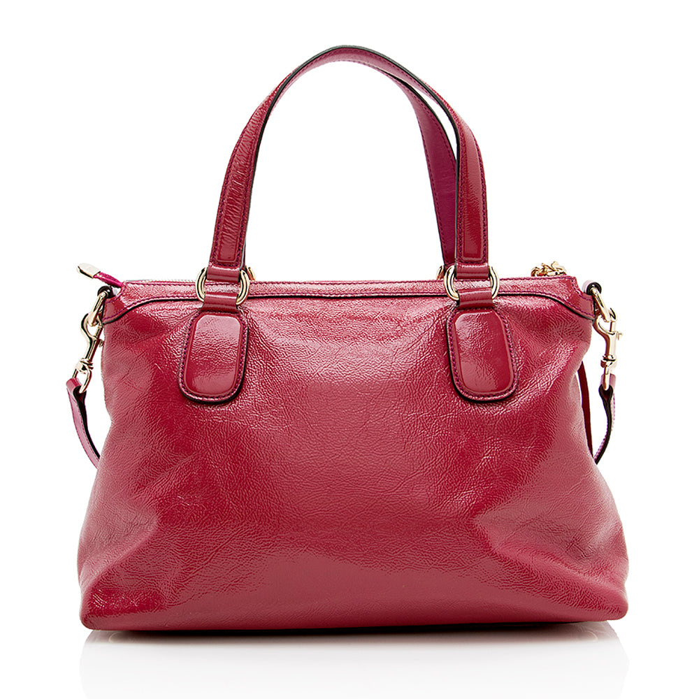 Gucci Glazed Leather Soho Working Tote