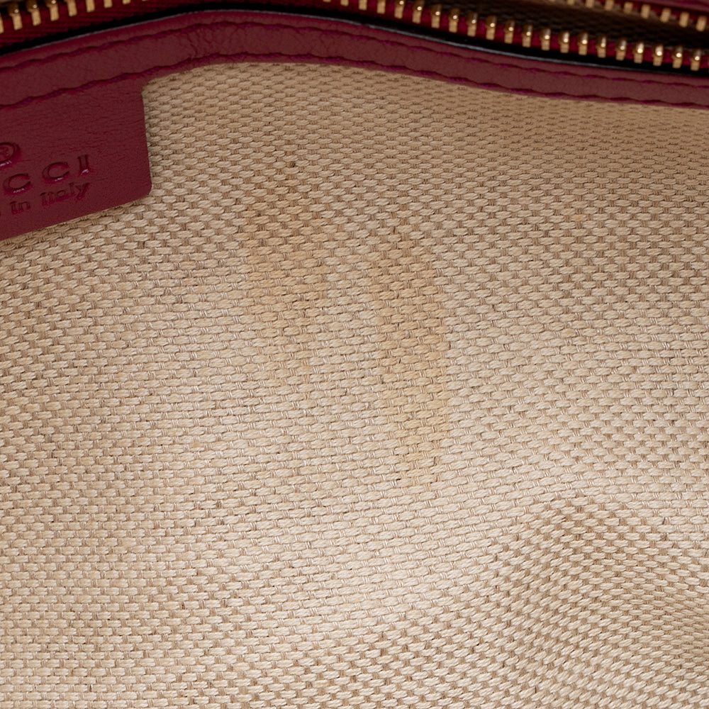 Gucci Glazed Leather Soho Working Tote