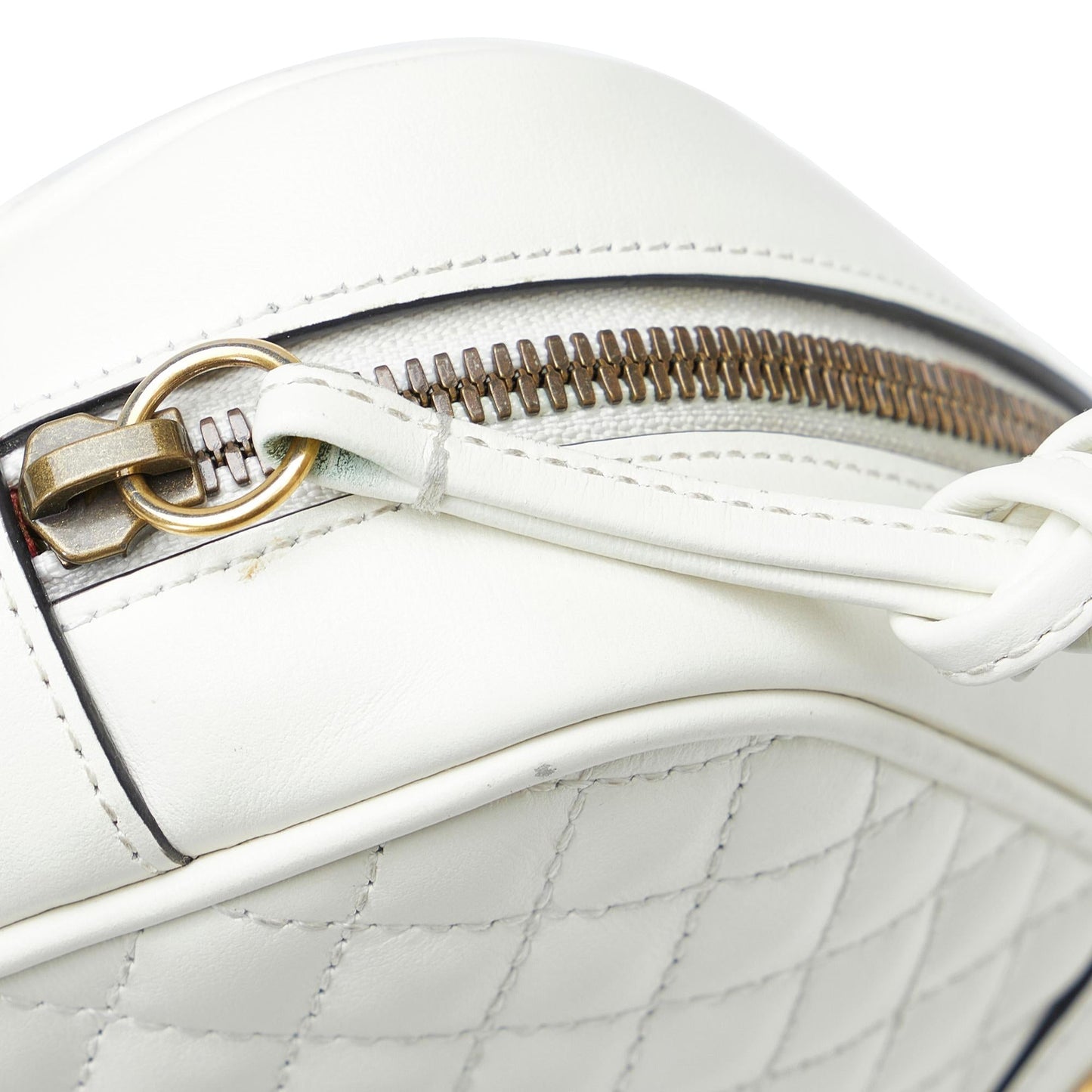 Gucci Small Leather Web Trapuntata Crossbody (SHG-2gYJQ8)