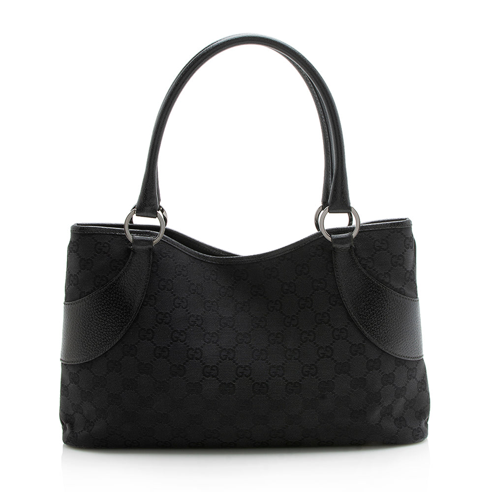 Gucci Vintage GG Canvas Satchel