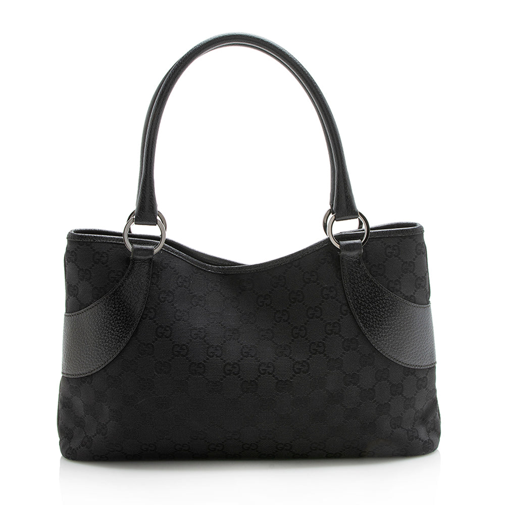 Gucci Vintage GG Canvas Satchel