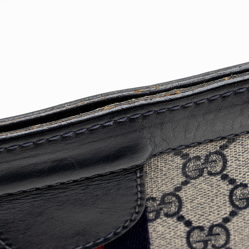 Gucci Vintage GG Plus Web Clutch - FINAL SALE