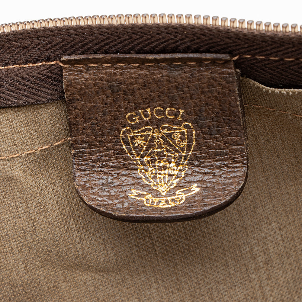 Gucci Vintage GG Plus Web Duffel Bag