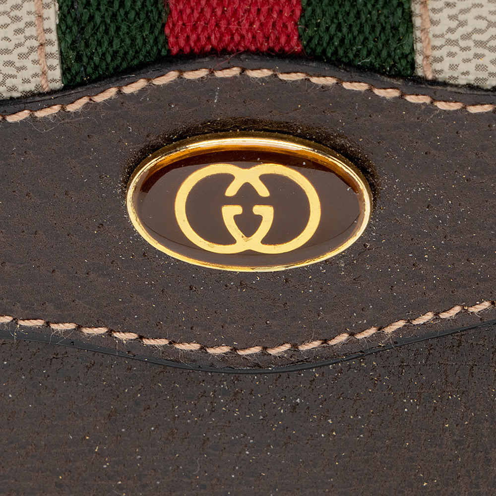 Gucci Vintage GG Plus Web Sunglasses Case