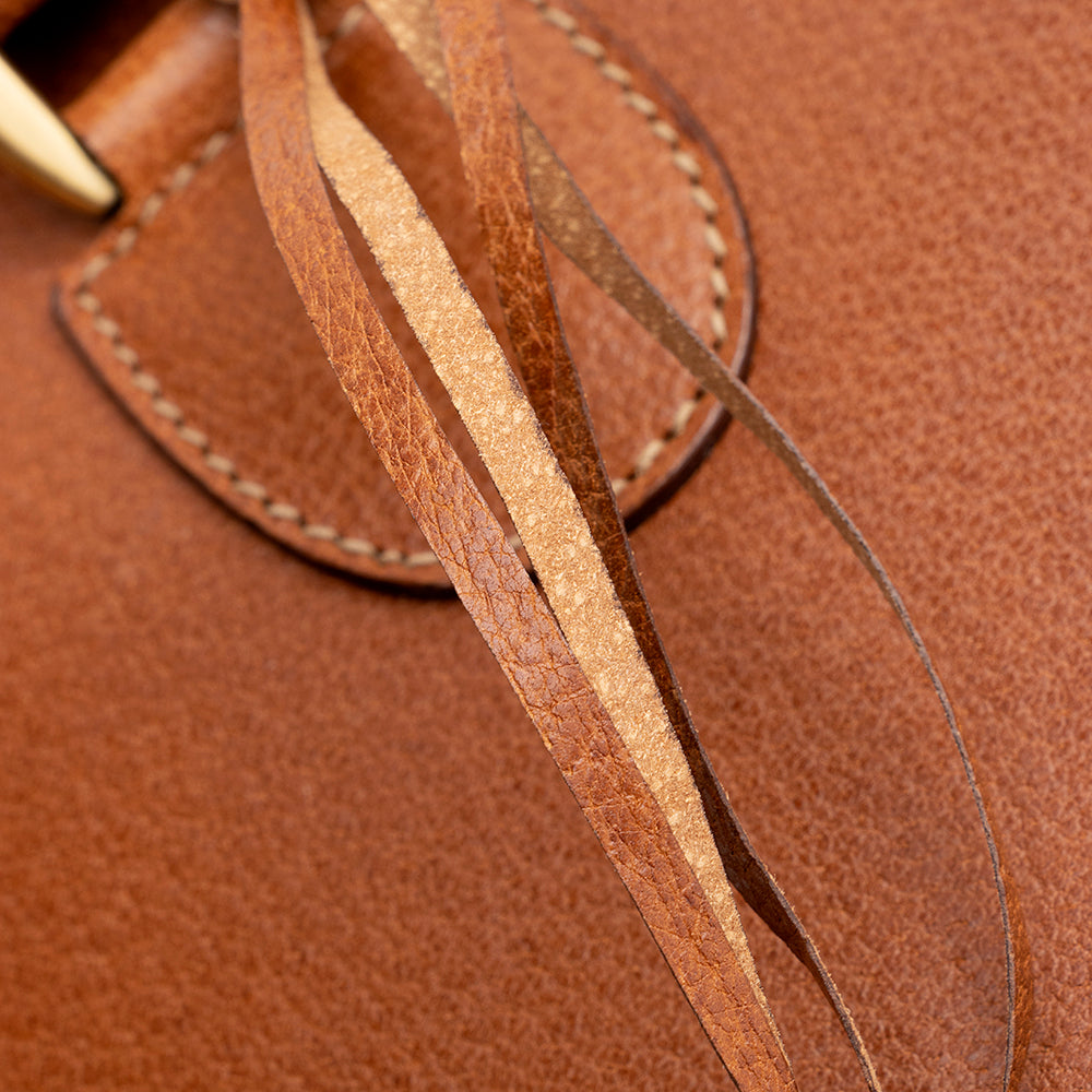 Gucci Vintage Leather Push Lock Satchel - FINAL SALE
