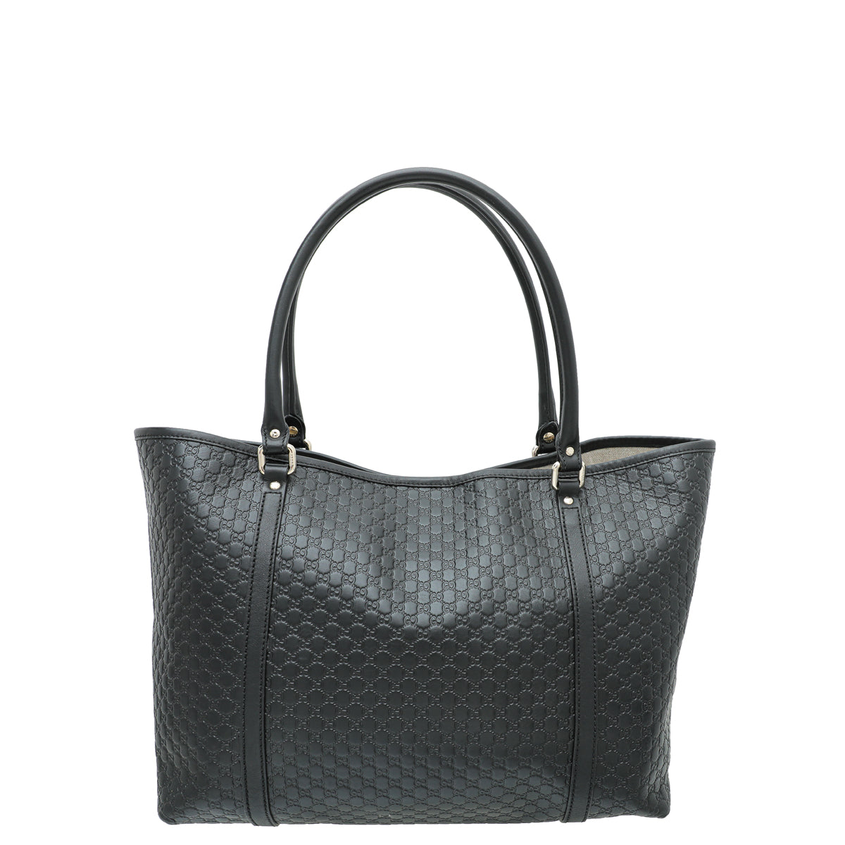 Gucci Black GG Microguccissima Joy Medium Tote Bag