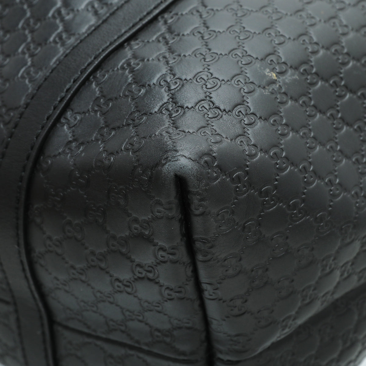 Gucci Black GG Microguccissima Joy Medium Tote Bag