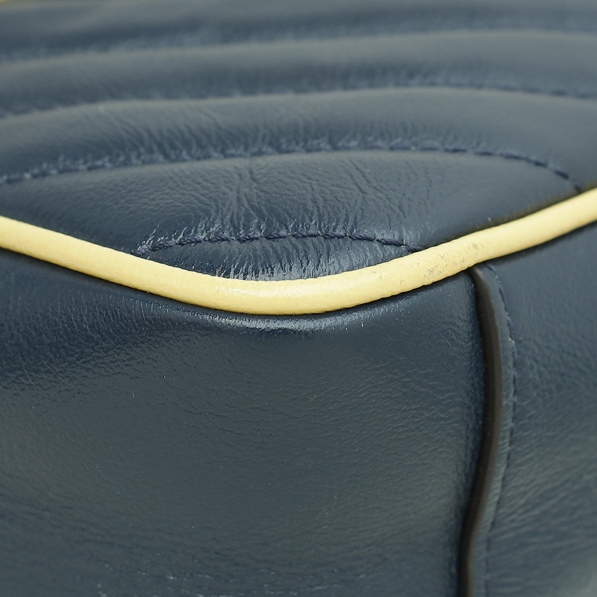 Gucci Tricolor GG Torchon Marmont Flap Small Shoulder Bag