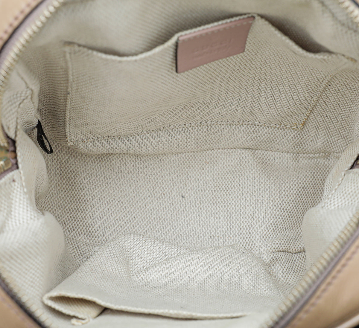 Gucci Beige GG Disco Soho Camera Crossbody Bag