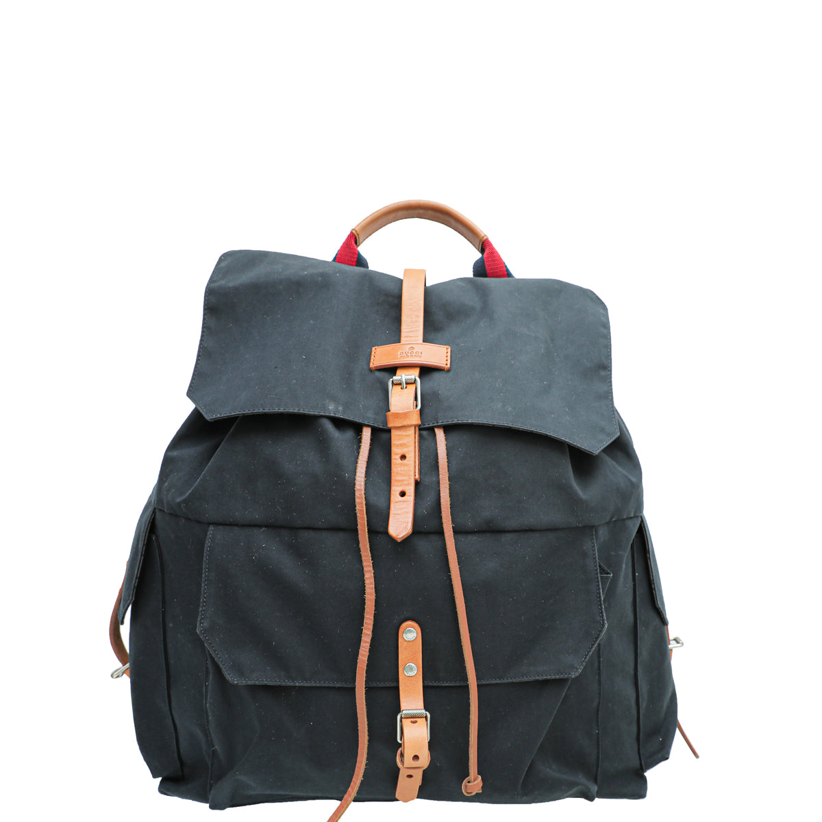 Gucci Navy Blue Large Backpack Bag