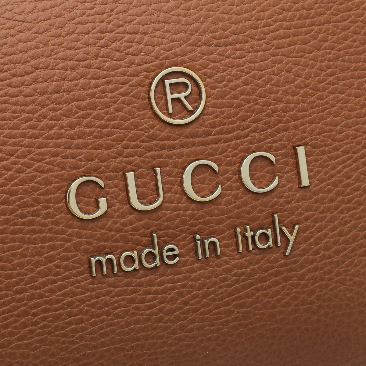 Gucci Brown Braided Handle Gifford Tote Bag