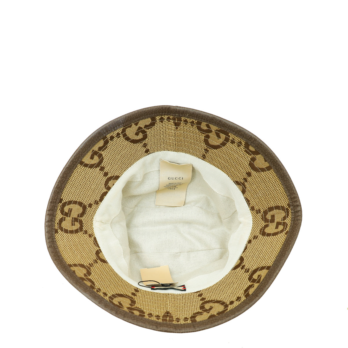 Gucci Tricolor Jumbo GG Bucket Medium Hat