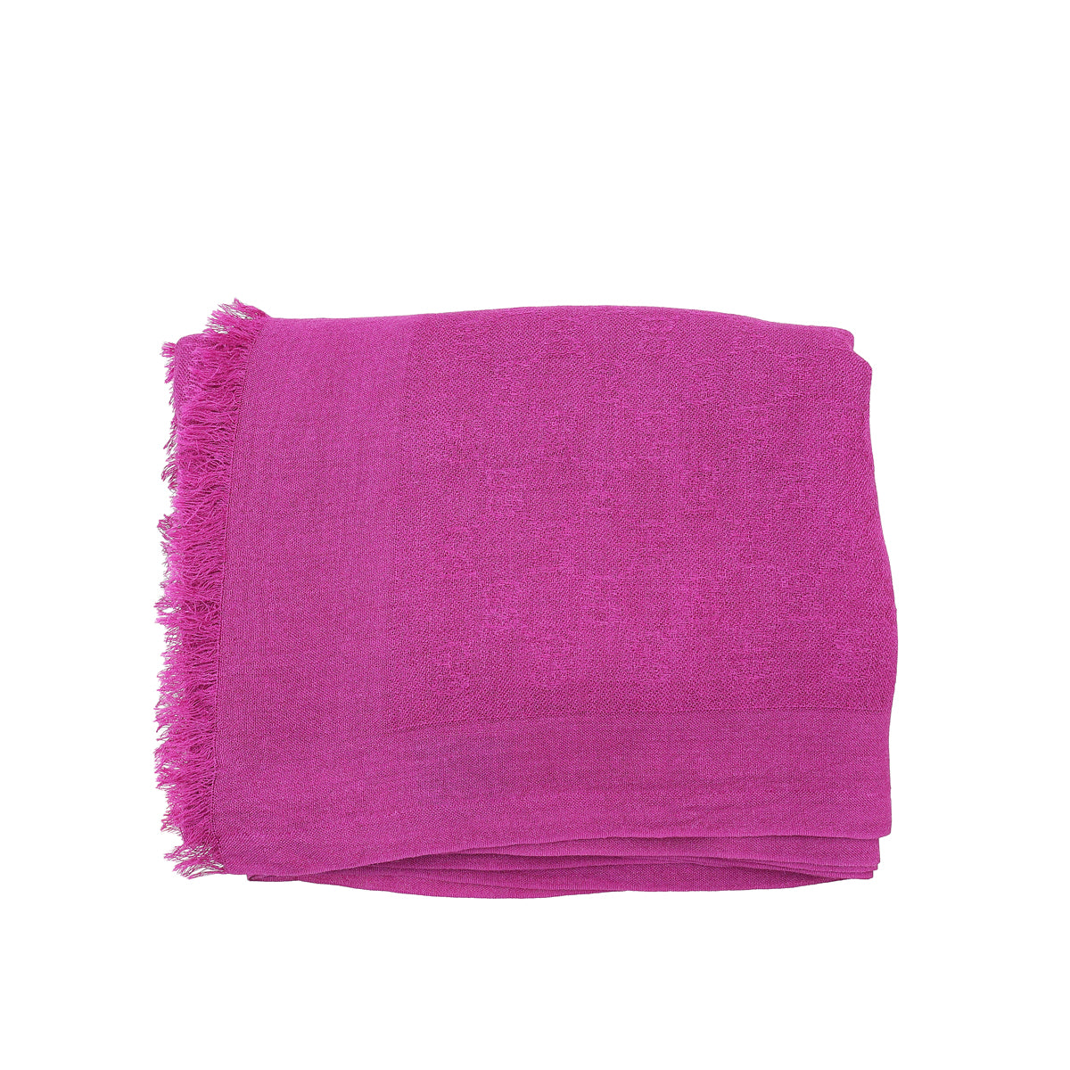 Gucci Violet GG Wool Silk Scarf