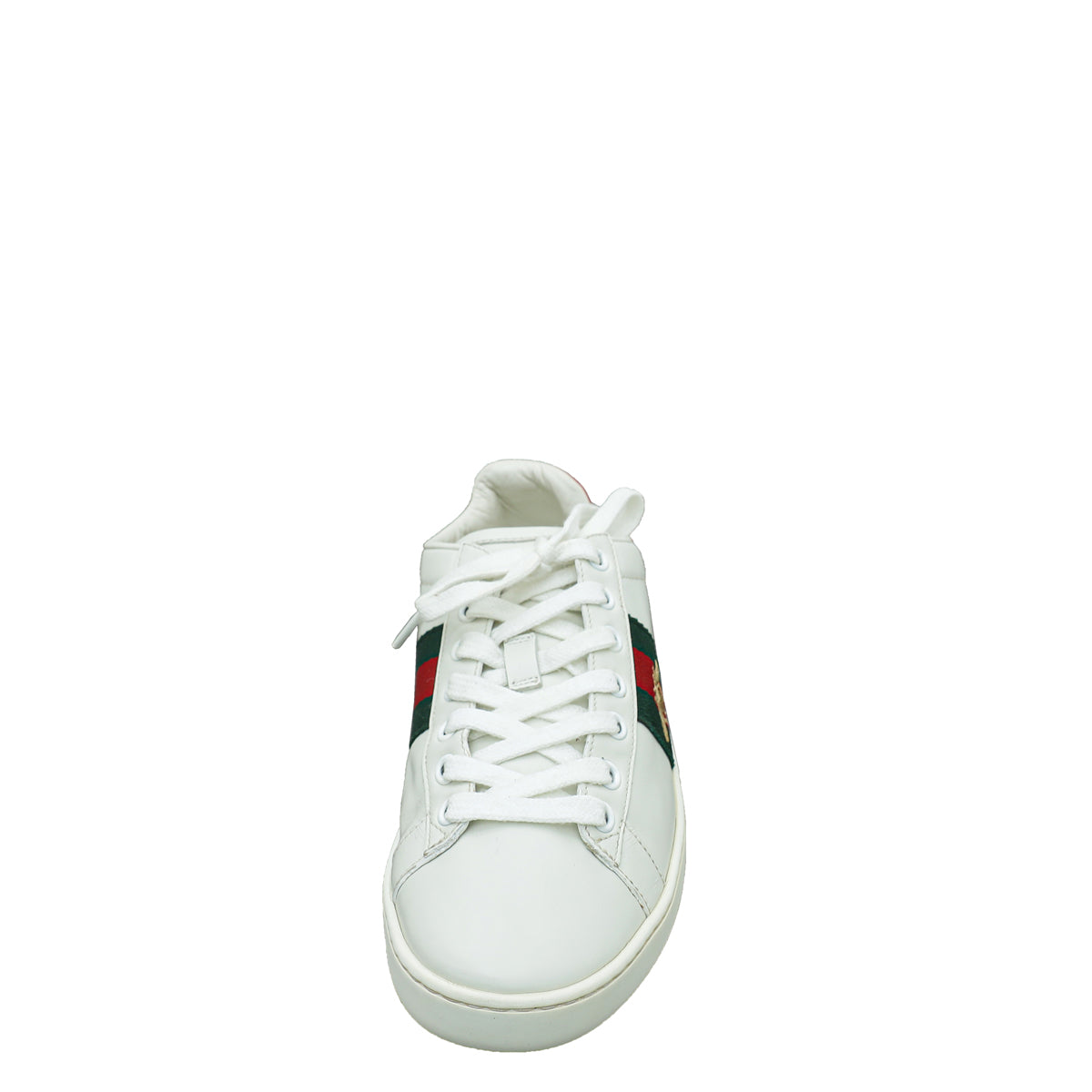 Gucci White Bee Embroidered Ace Sneakers 36