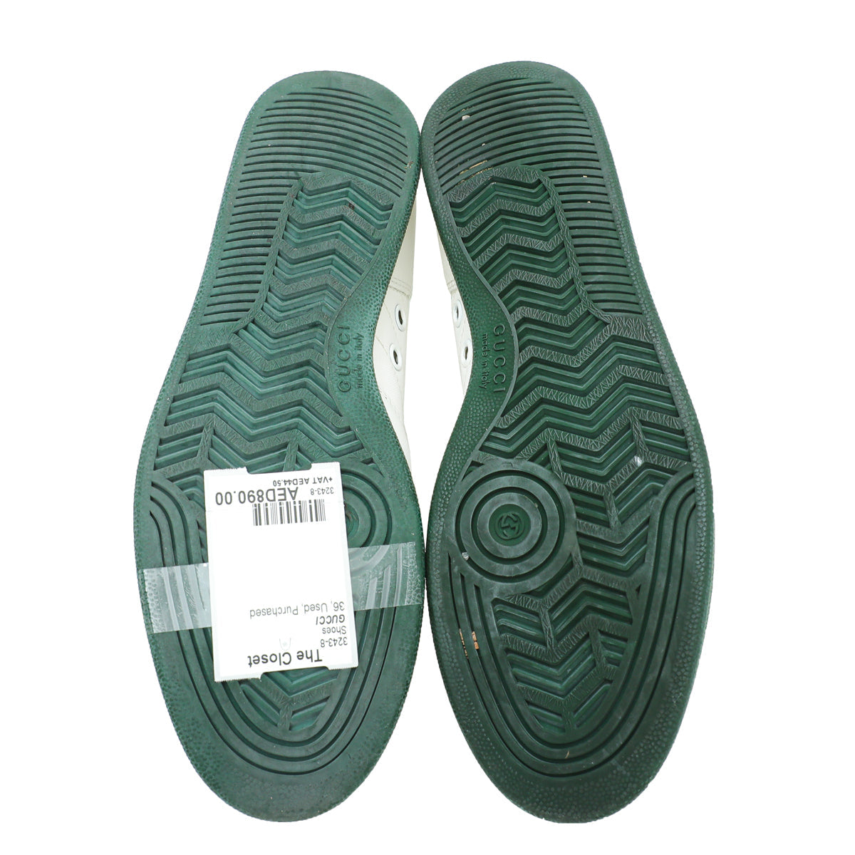 Gucci White Web 1984 Sneakers 36